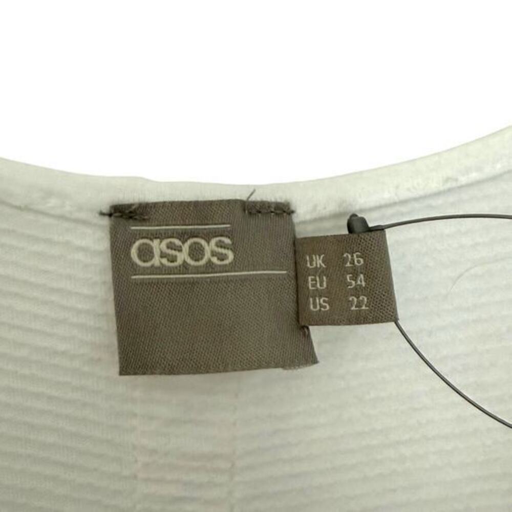 NWT ASOS Curve Mini Wrap Sundress with Embroidered Trim White Size 22 Sun Dress - Picture 6 of 10